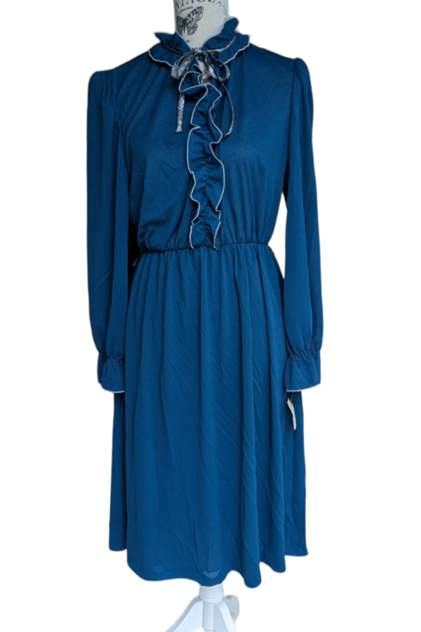 elegantes kleid türkis-blau in M/L